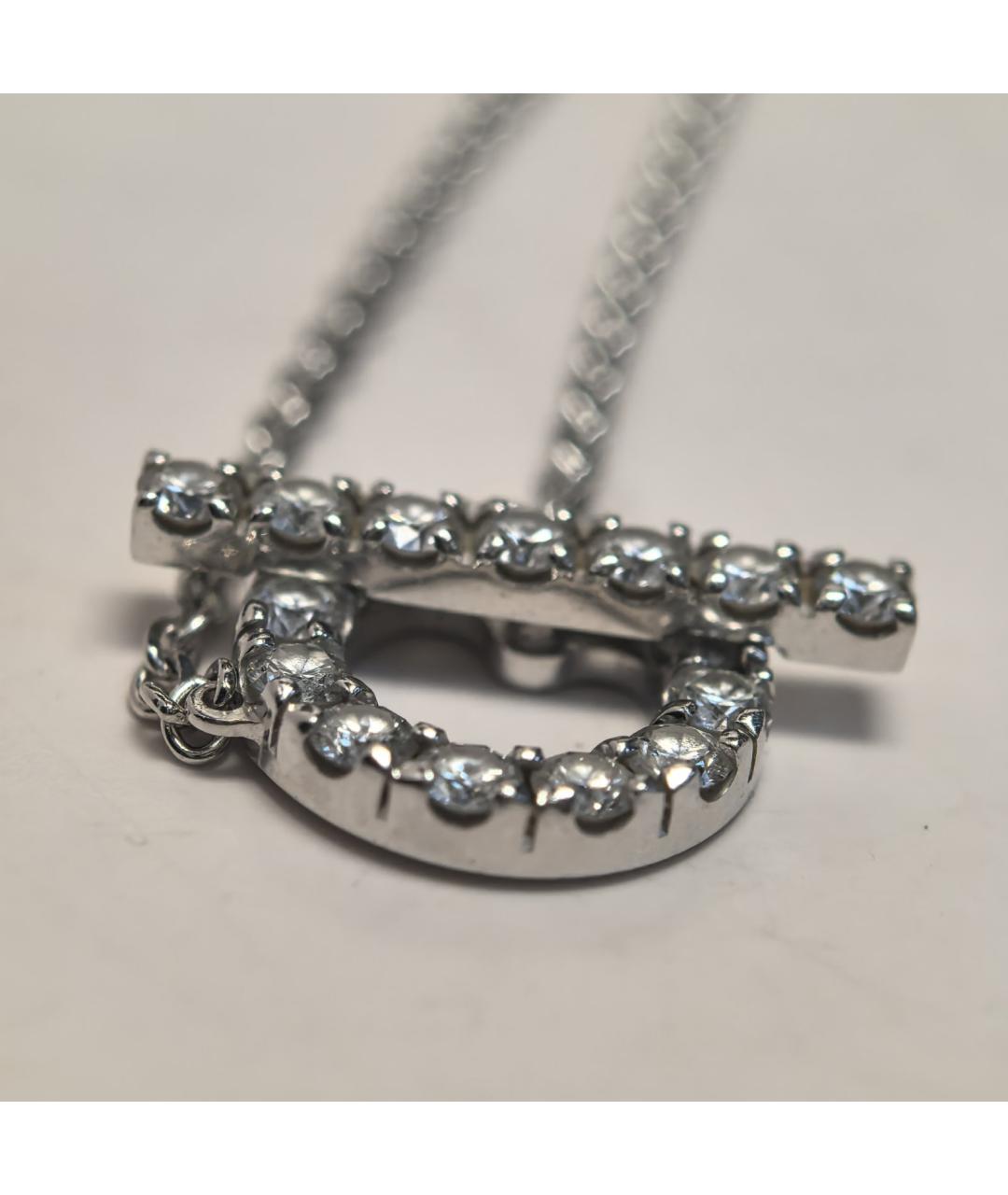 HERMES Серебряное колье из белого золота, фото 8