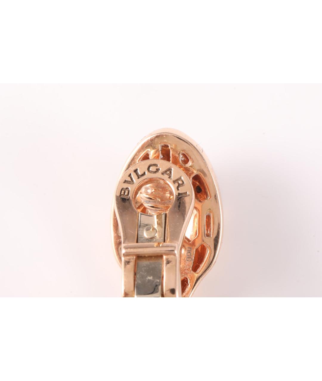 BVLGARI Золотые серьги из розового золота, фото 6