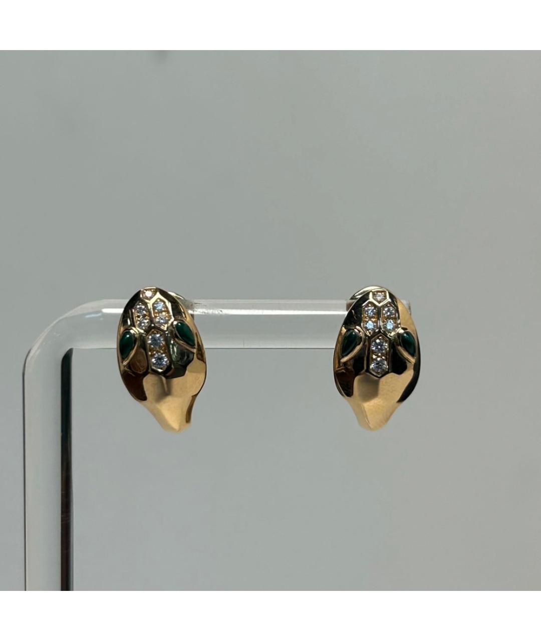 BVLGARI Золотые серьги из розового золота, фото 8