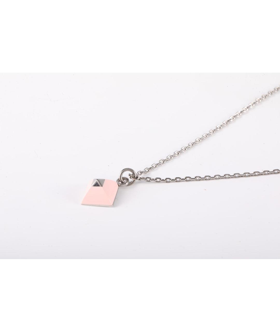 HERMES Серое металлическое колье, фото 2