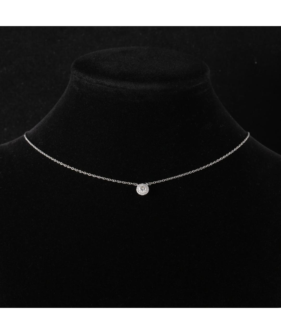 TIFFANY&CO Серебряное платиновое колье, фото 7