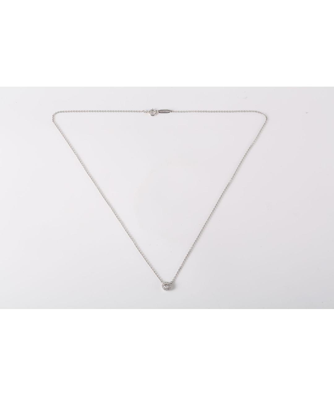 TIFFANY&CO Серебряное платиновое колье, фото 6