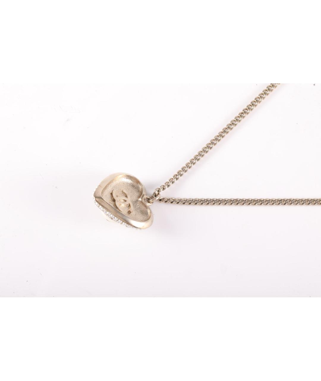 CHANEL Золотая металлическая подвеска, фото 3