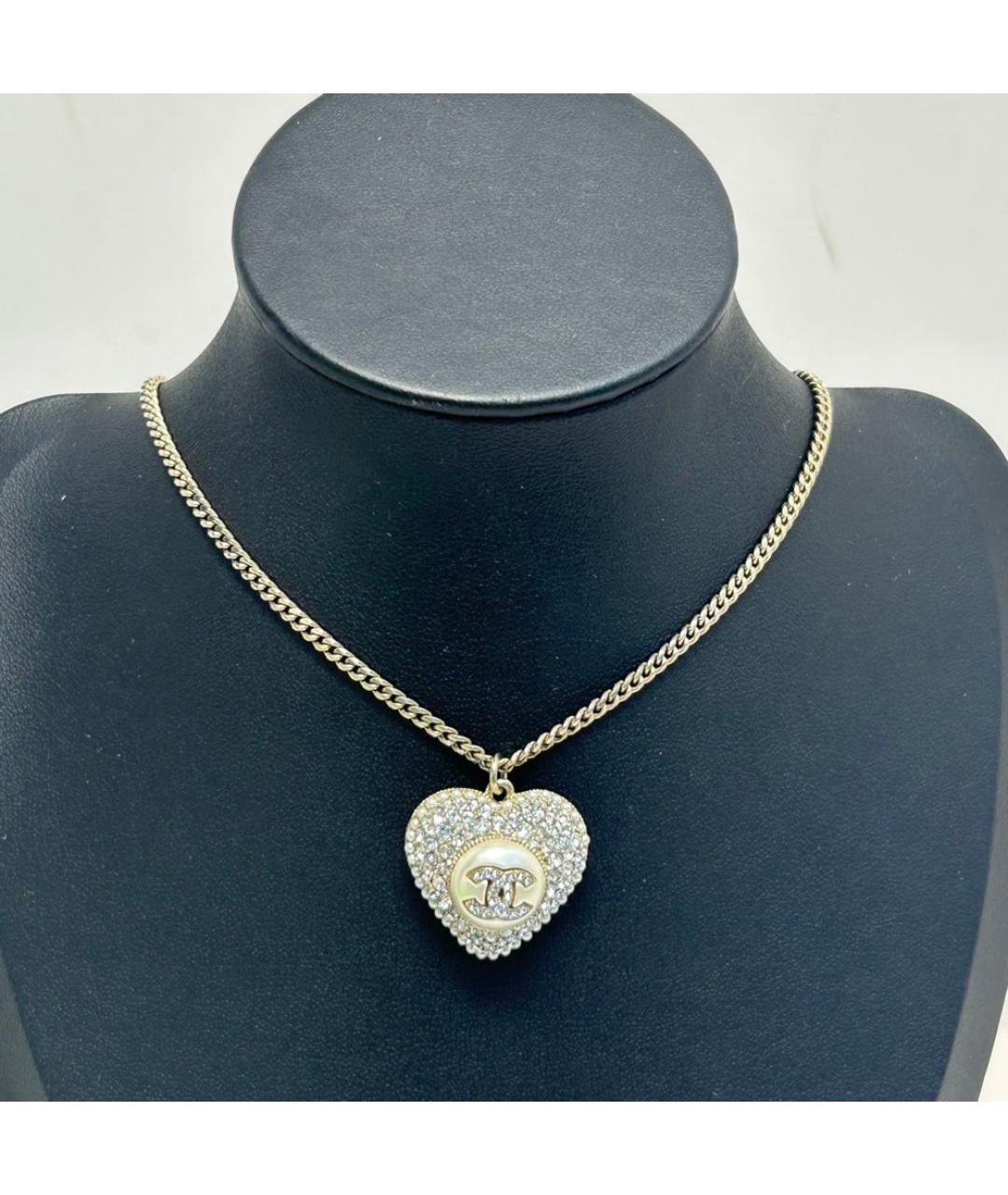 CHANEL Золотая металлическая подвеска, фото 8