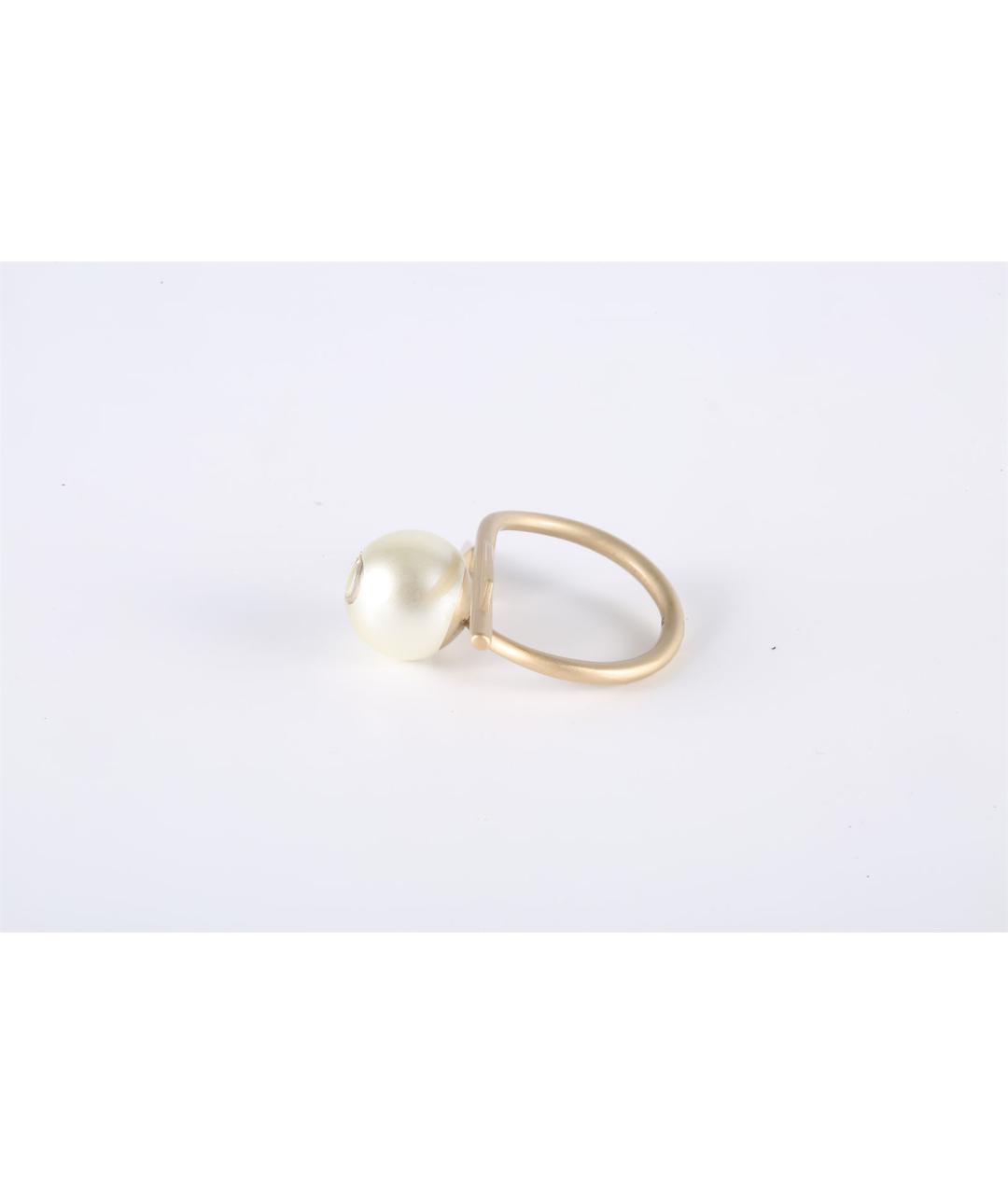 CHRISTIAN DIOR Золотое металлическое кольцо, фото 5