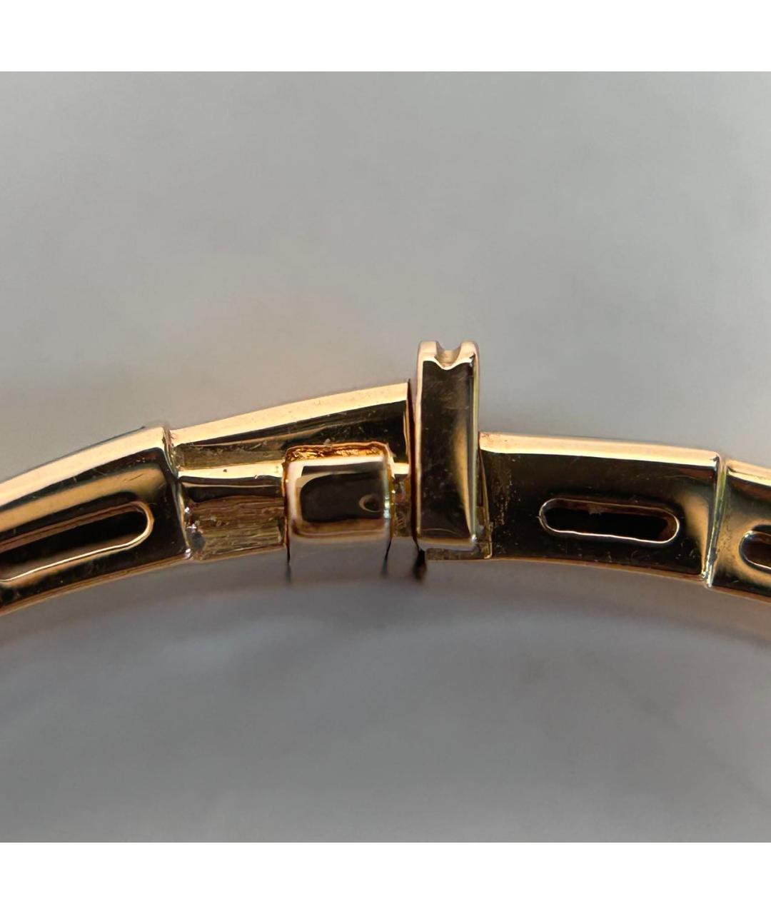 BVLGARI Зеленый браслет из розового золота, фото 8