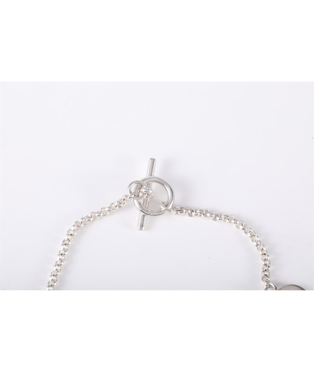 HERMES Серебрянный серебряный браслет, фото 2