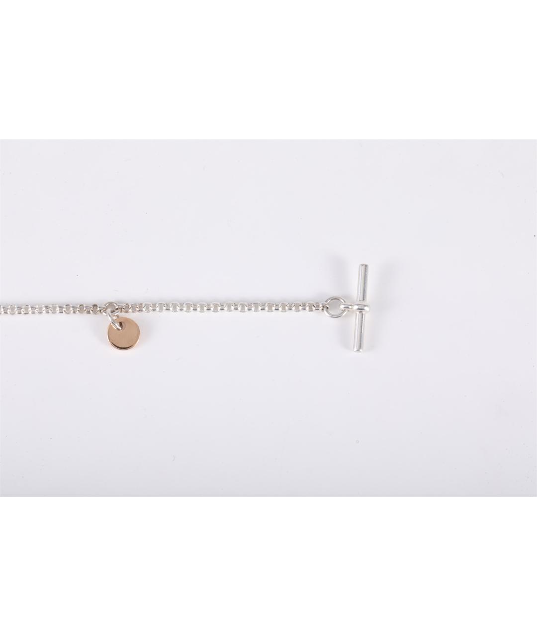 HERMES Серебрянный серебряный браслет, фото 4