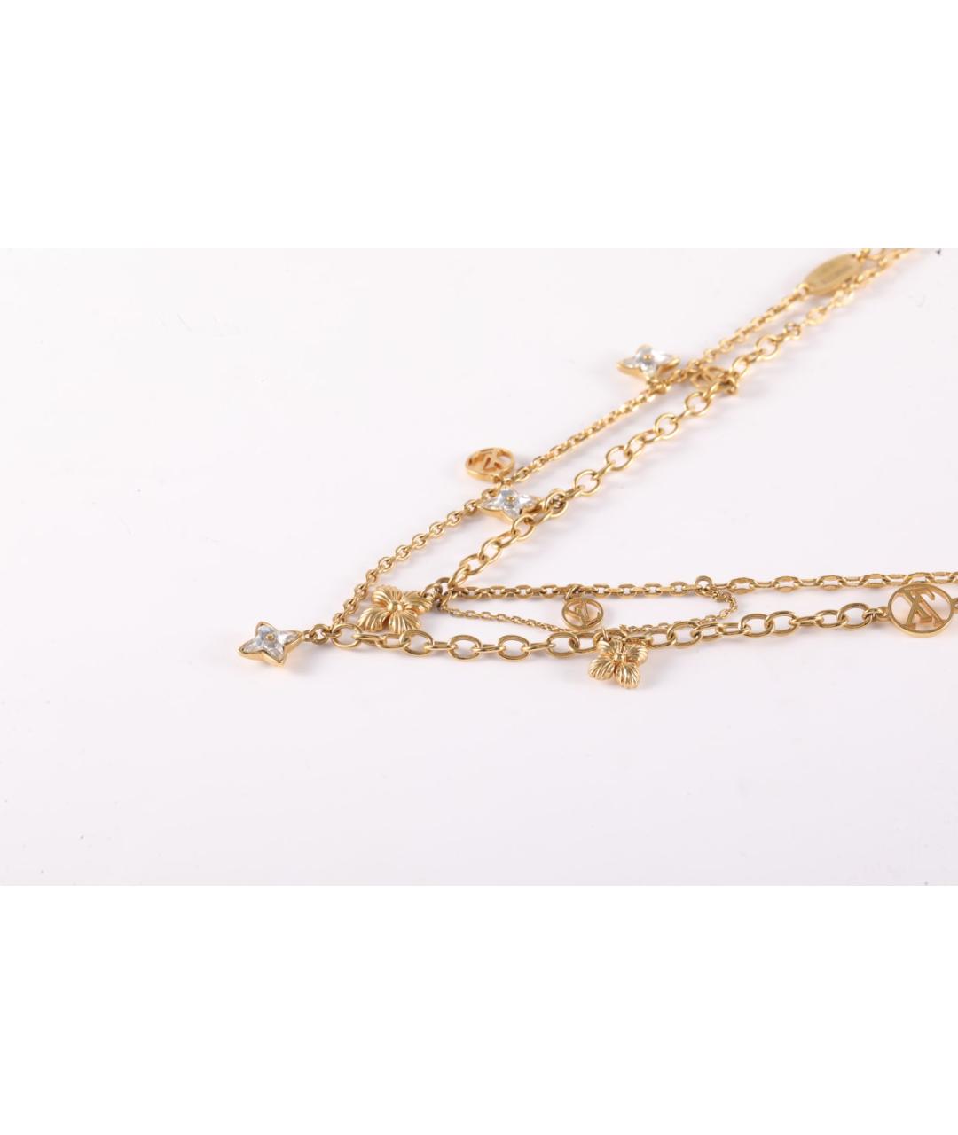 LOUIS VUITTON Золотое металлическое колье, фото 2