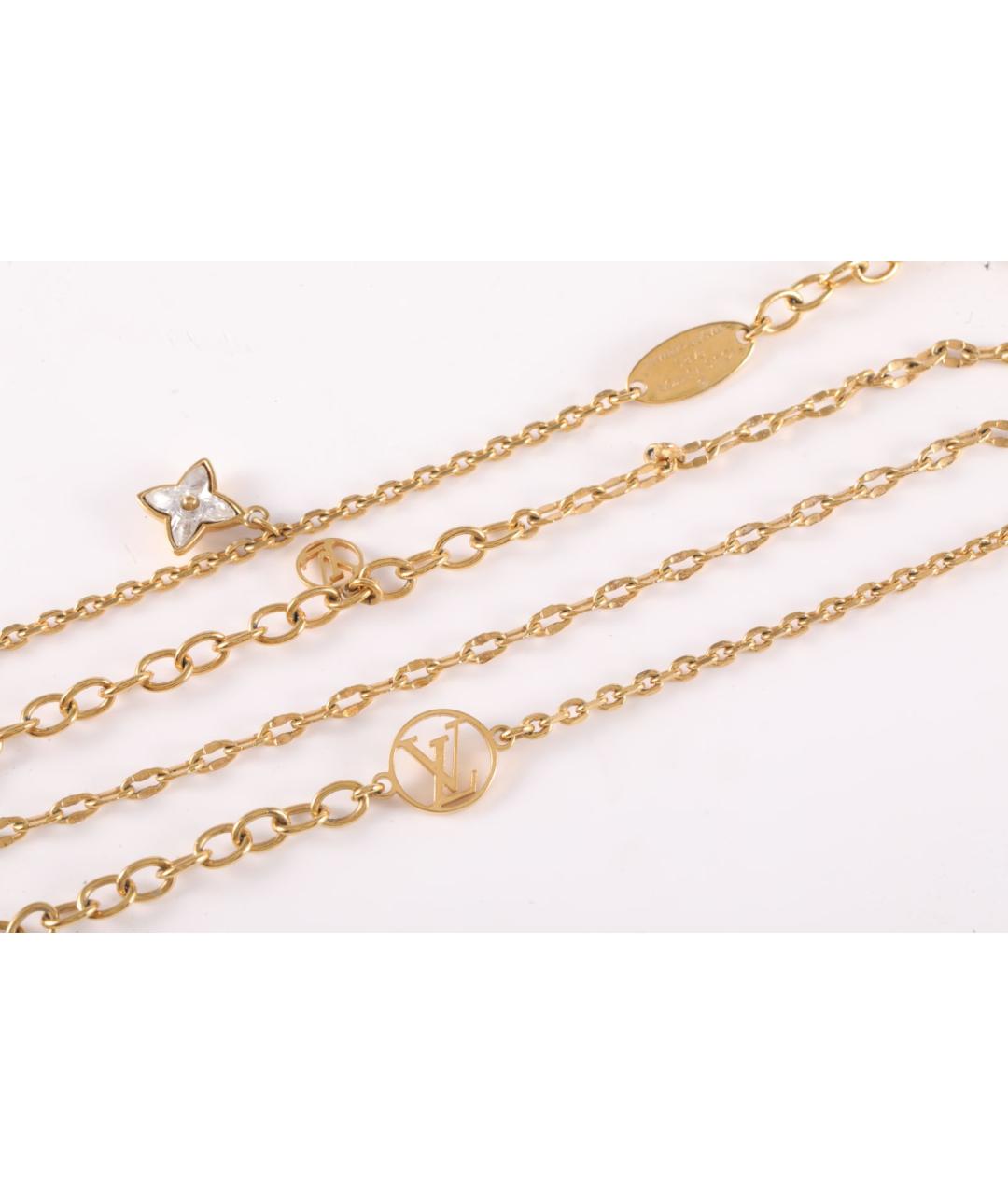 LOUIS VUITTON Золотое металлическое колье, фото 4