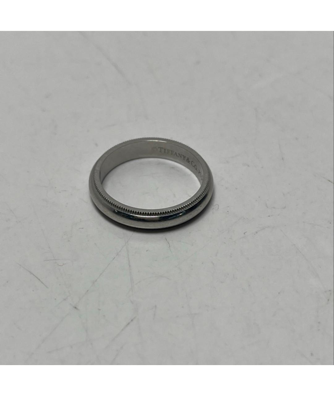 TIFFANY&CO Серебряное платиновое кольцо, фото 8