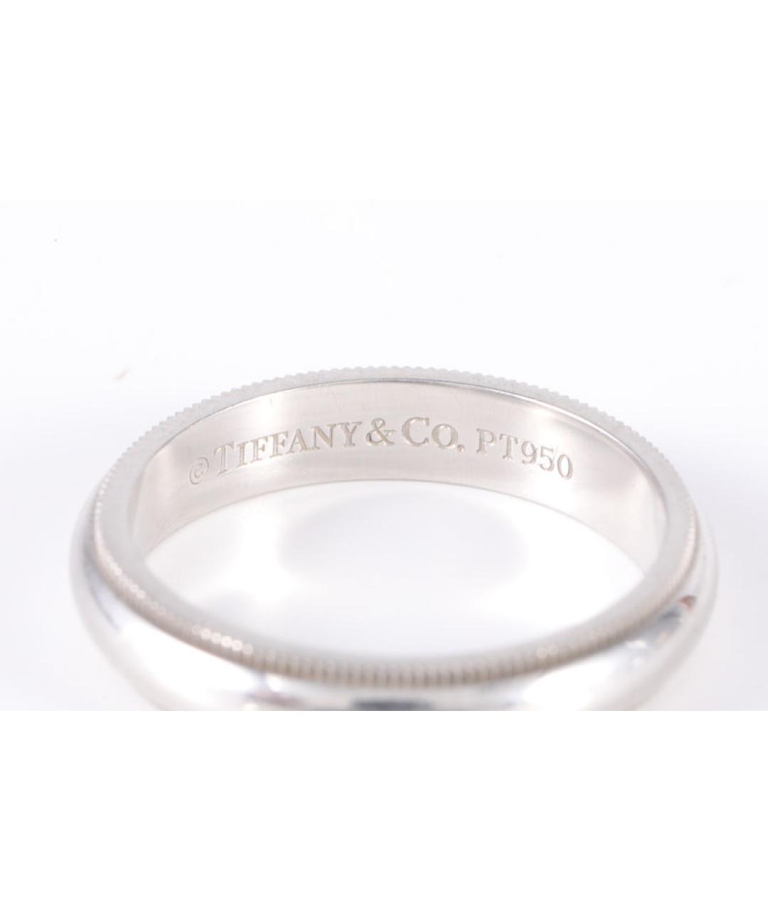 TIFFANY&CO Серебряное платиновое кольцо, фото 6