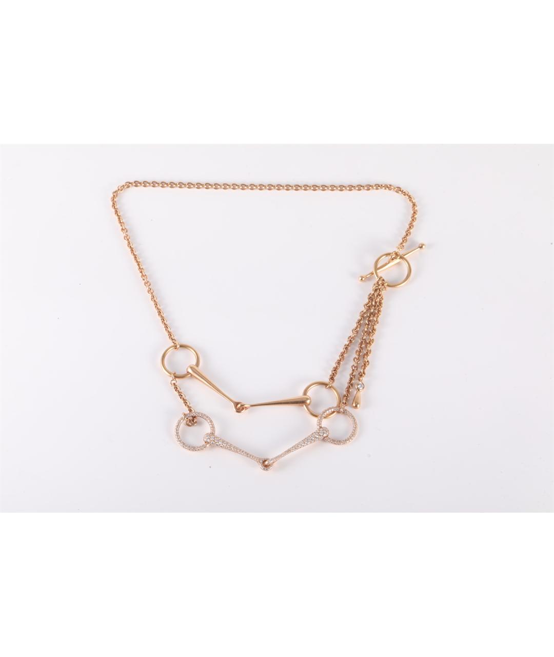 HERMES Золотой браслет из розового золота, фото 6