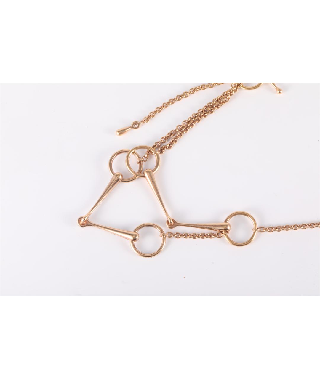 HERMES Золотой браслет из розового золота, фото 3