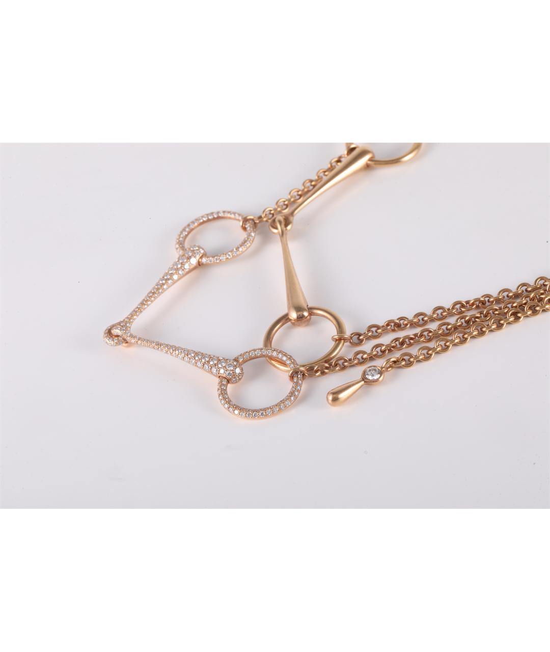 HERMES Золотой браслет из розового золота, фото 2