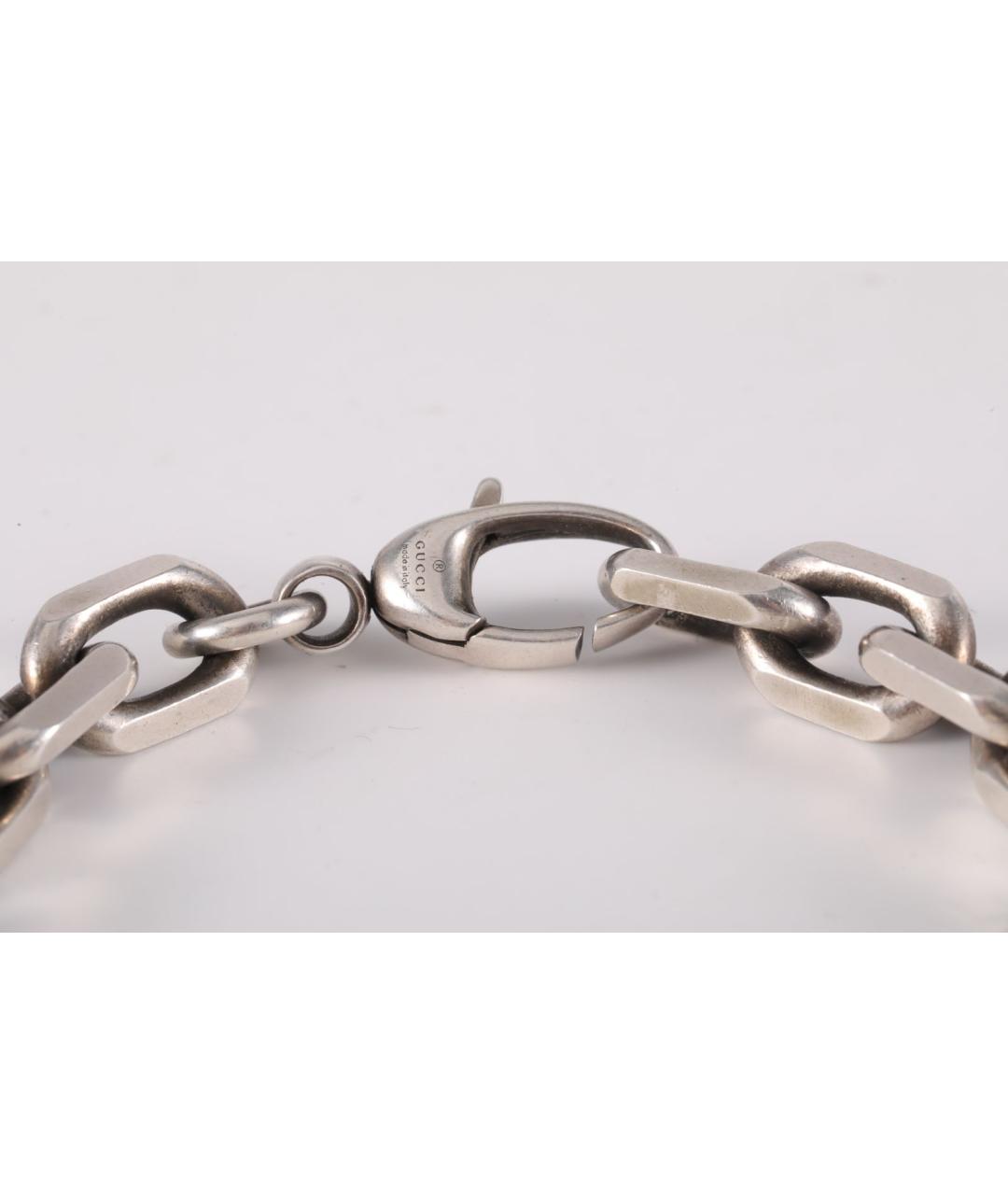 GUCCI Серебрянный серебряный браслет, фото 2