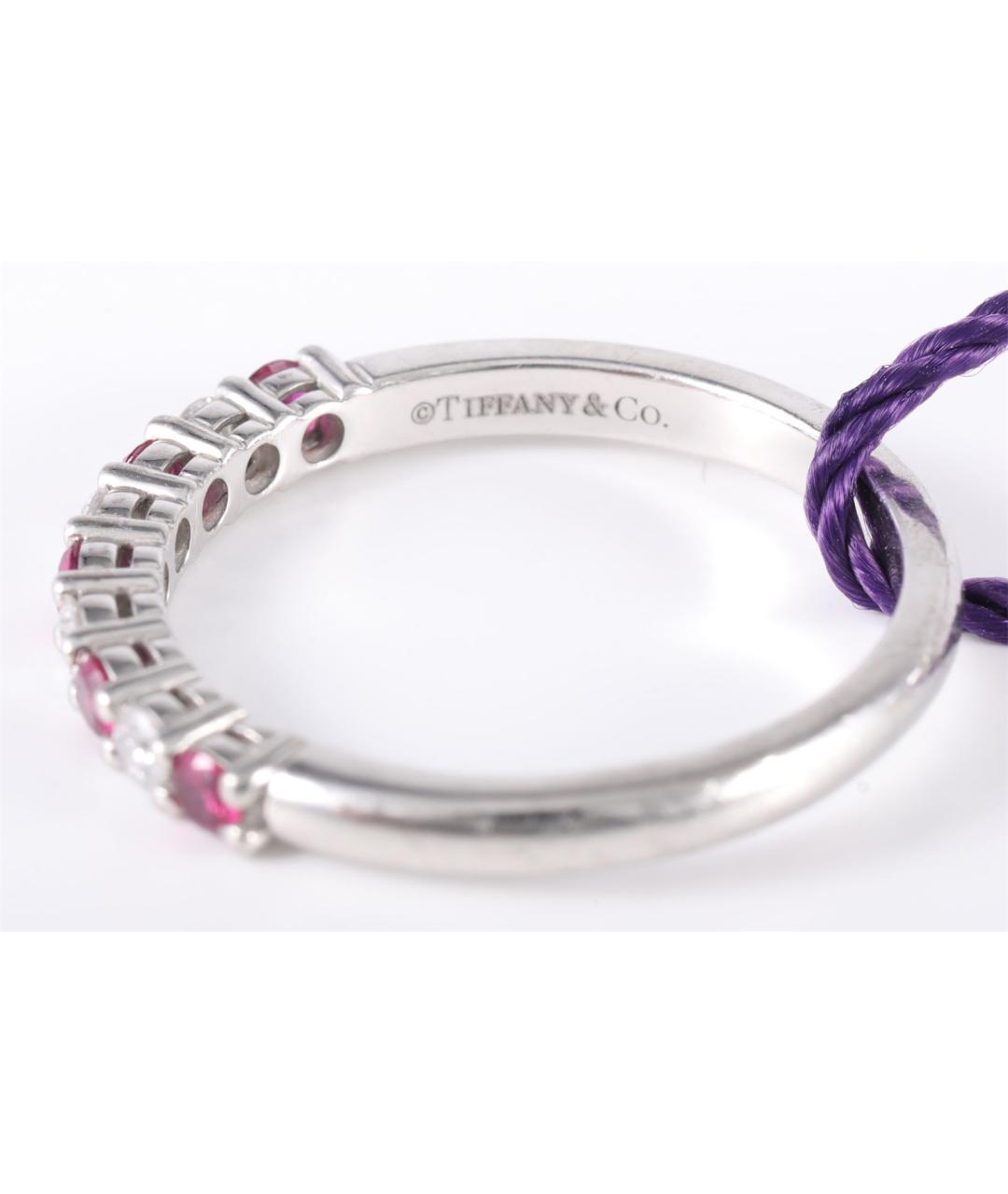 TIFFANY&CO Серебряное платиновое кольцо, фото 6