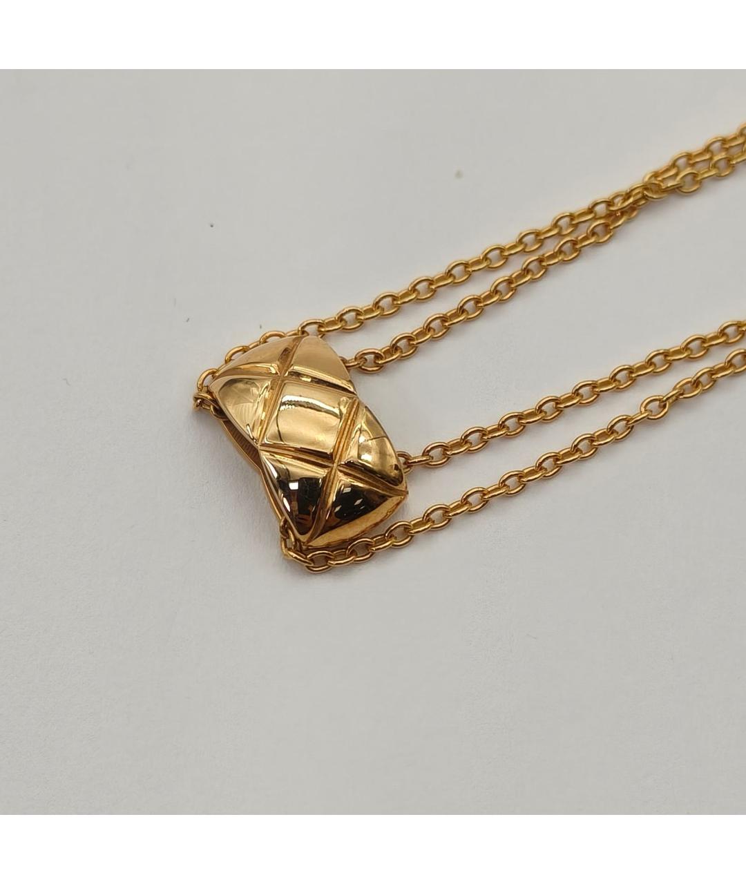 CHANEL Золотое колье из желтого золота, фото 3