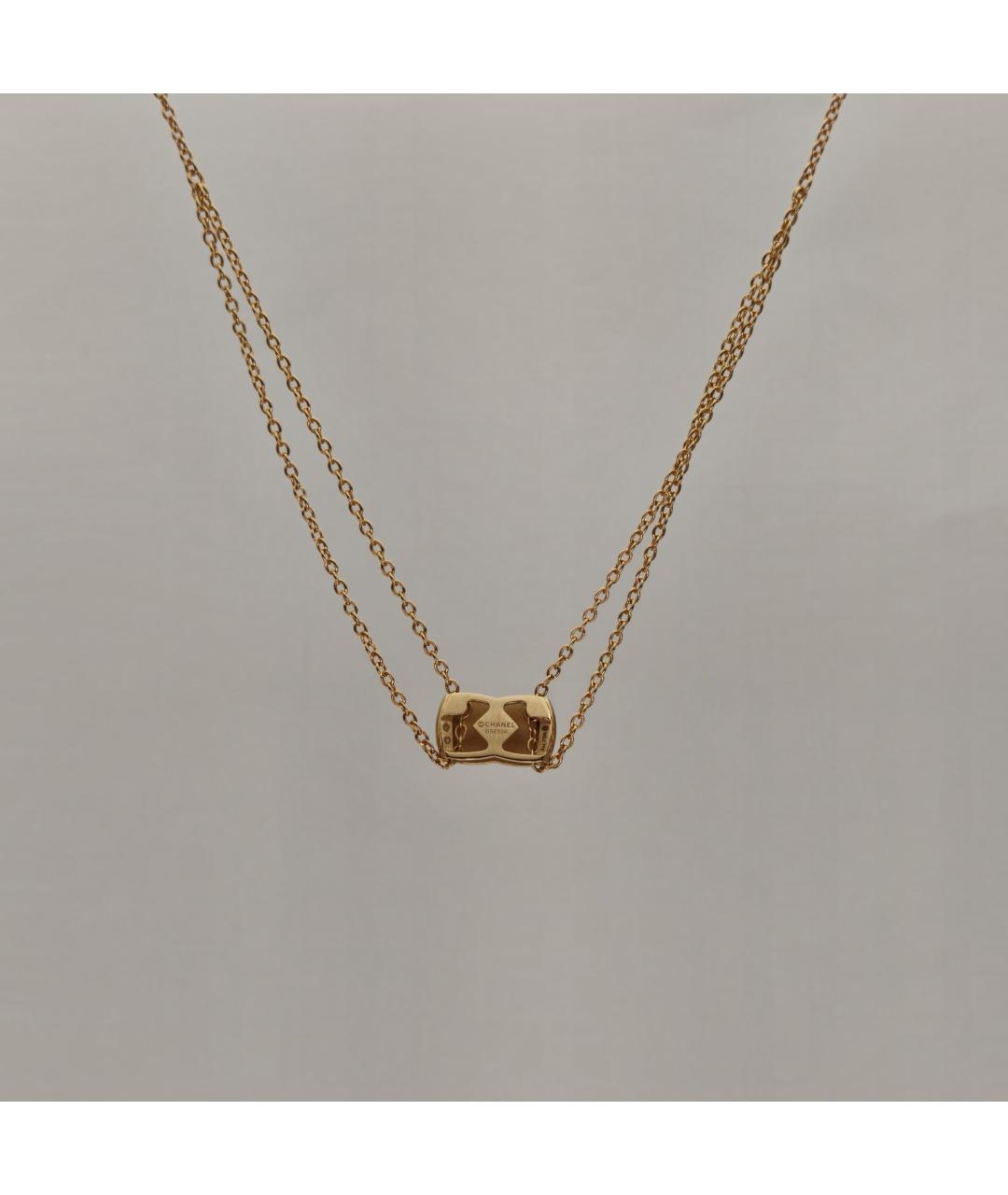 CHANEL Золотое колье из желтого золота, фото 2