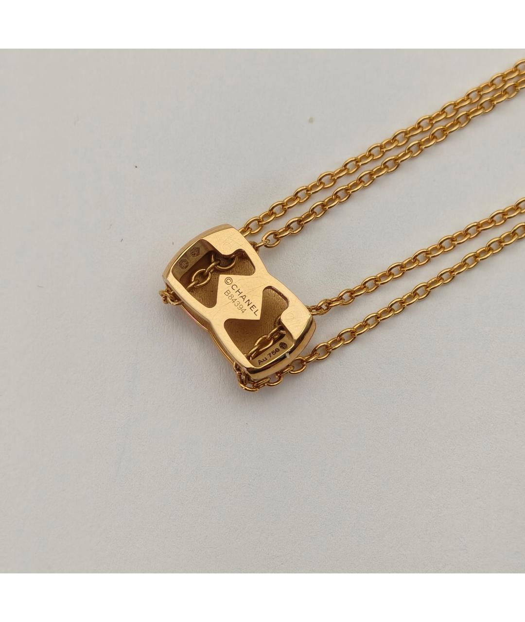 CHANEL Золотое колье из желтого золота, фото 4