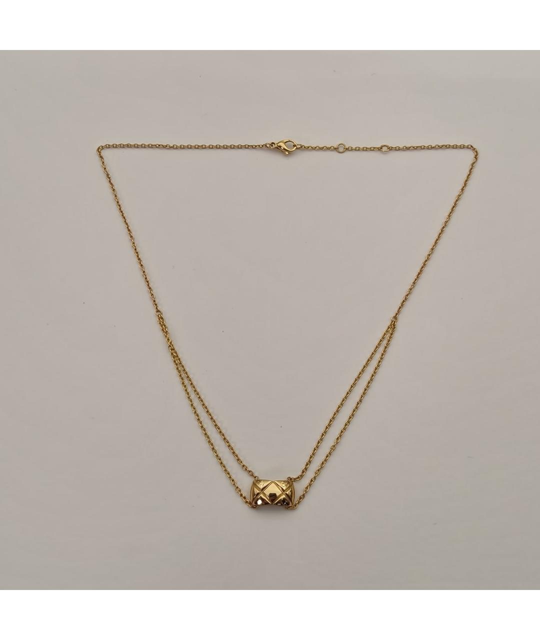 CHANEL Золотое колье из желтого золота, фото 6