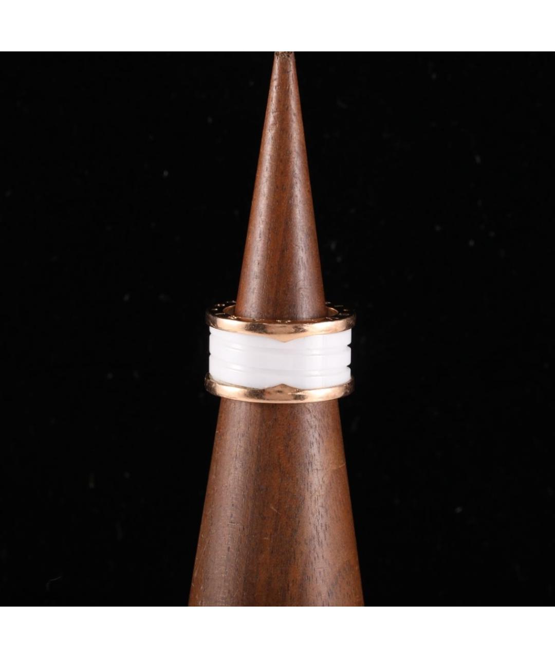 BVLGARI Белое кольцо из розового золота, фото 7