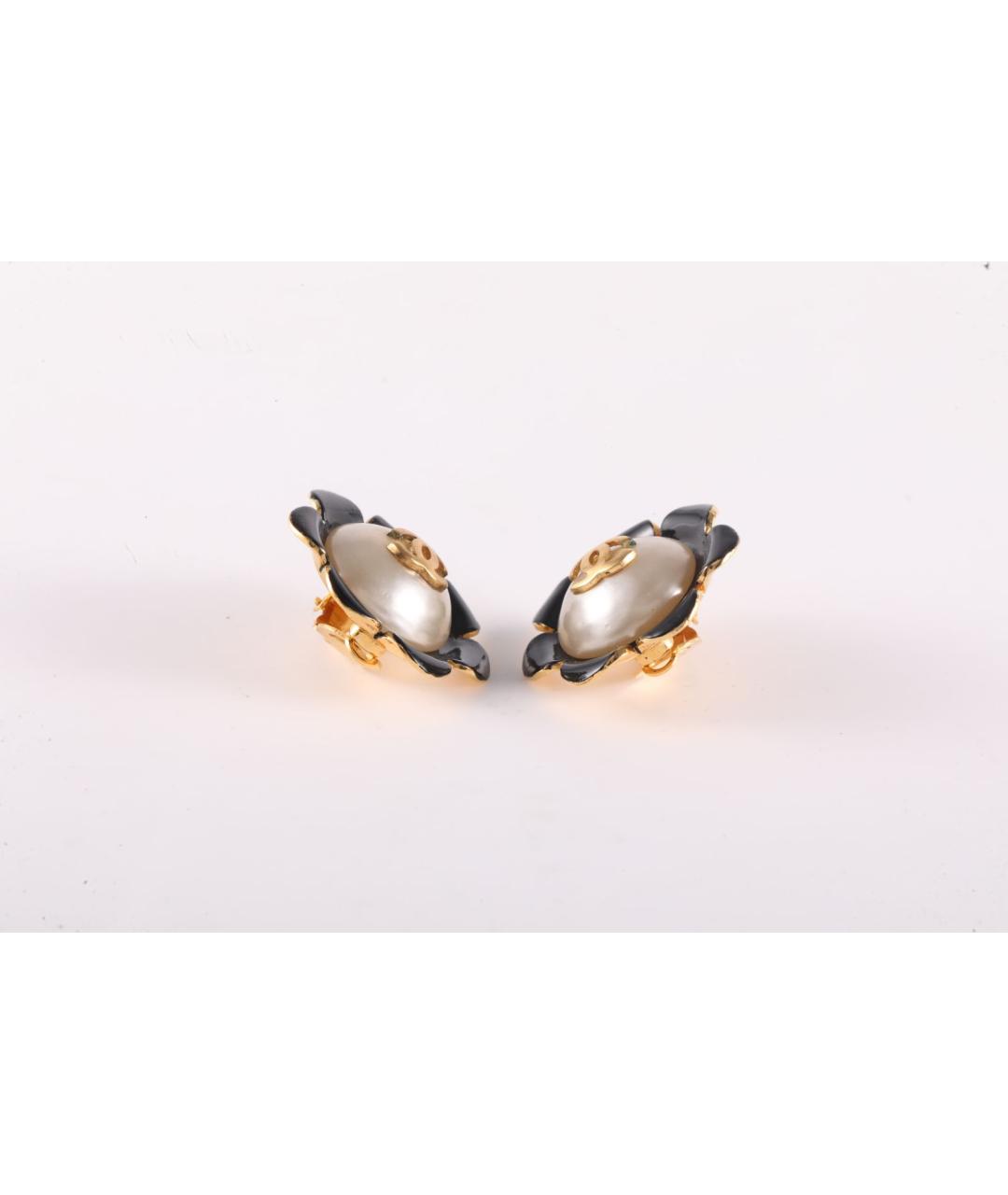 CHANEL Металлические клипсы, фото 3