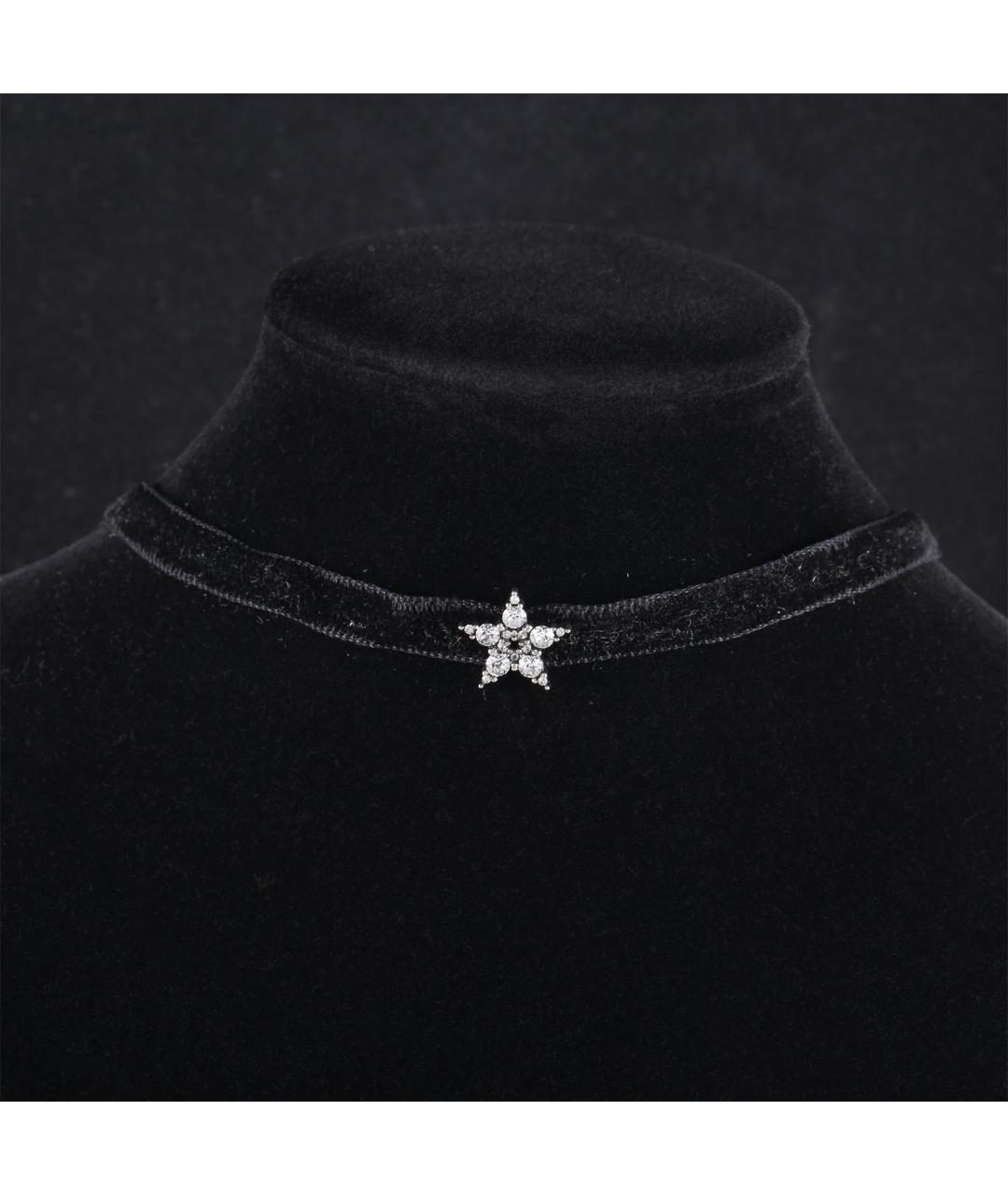 CHRISTIAN DIOR Черный металлический чокер, фото 8