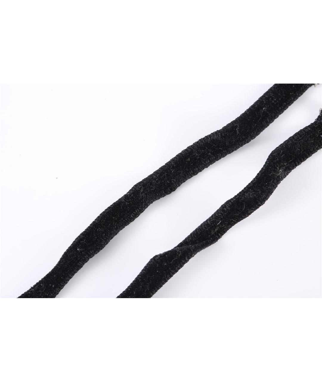 CHRISTIAN DIOR Черный металлический чокер, фото 3