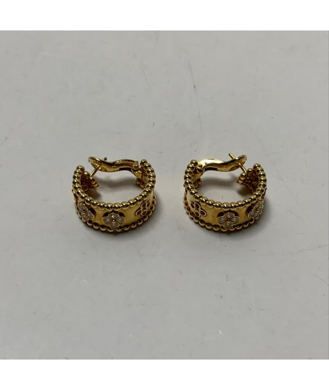 VAN CLEEF & ARPELS Золотые серьги из желтого золота, фото 8