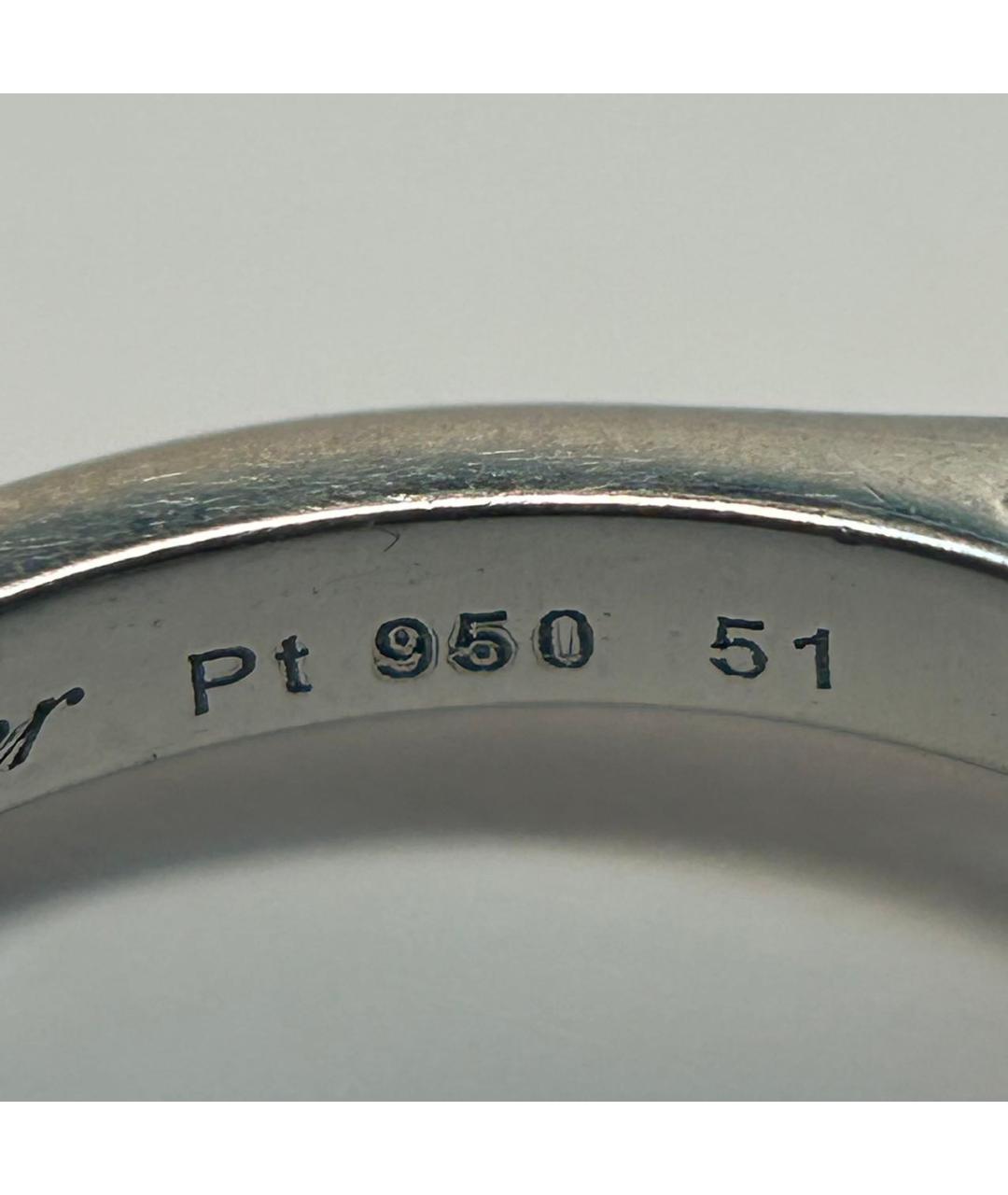CARTIER Серебряное платиновое кольцо, фото 9