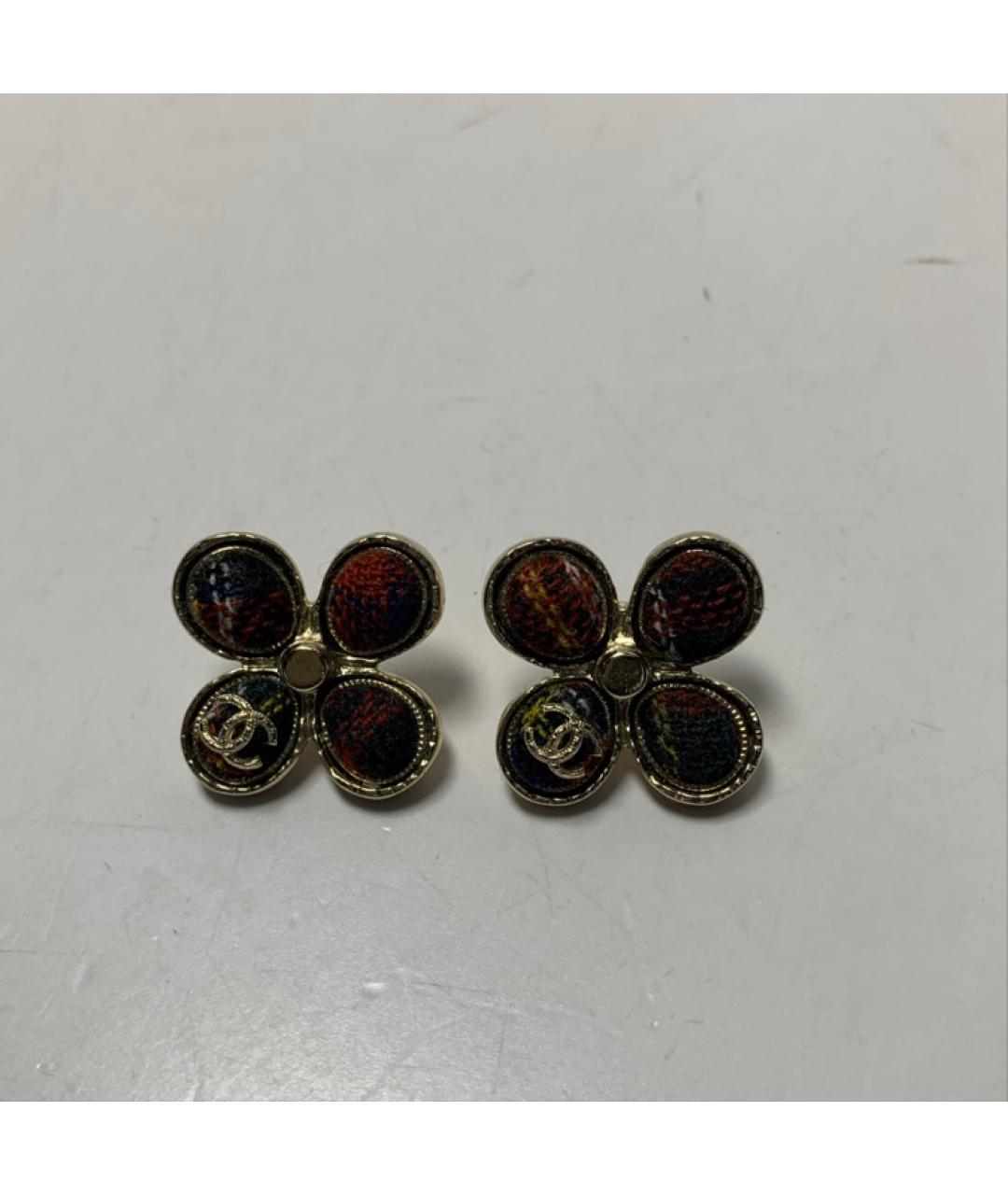 CHANEL Мульти металлические серьги, фото 8