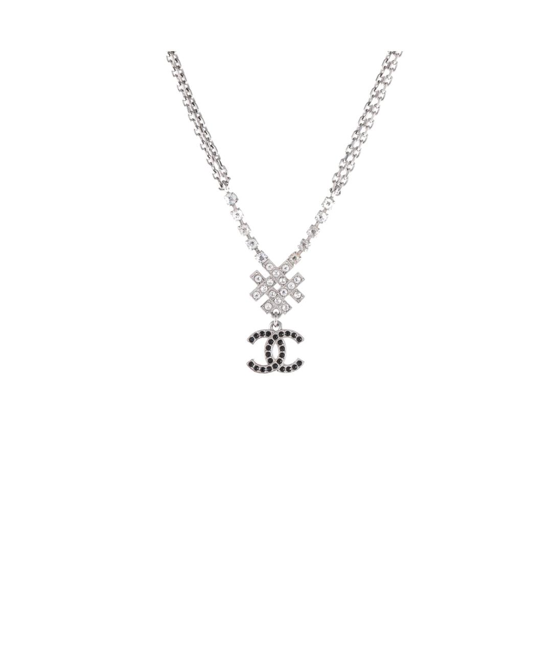 CHANEL Серебряное металлическое колье, фото 1
