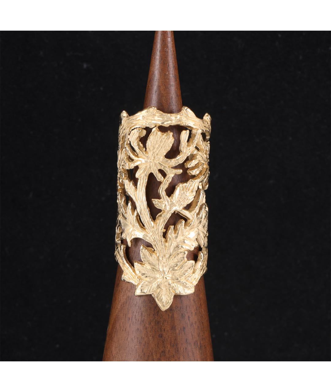 CHRISTIAN DIOR Золотое металлическое кольцо, фото 7