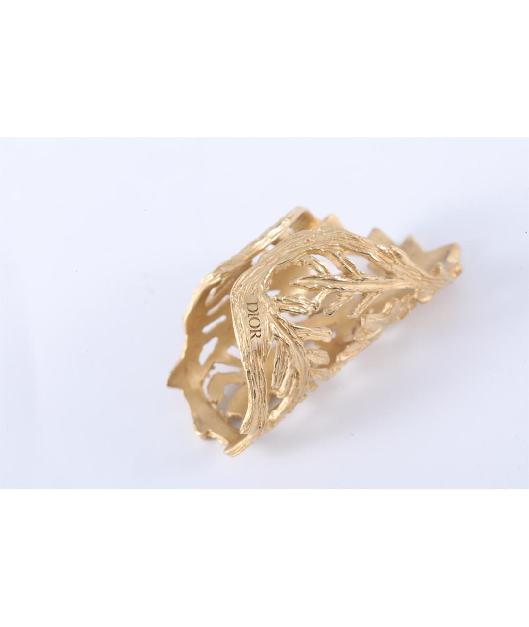 CHRISTIAN DIOR Золотое металлическое кольцо, фото 5