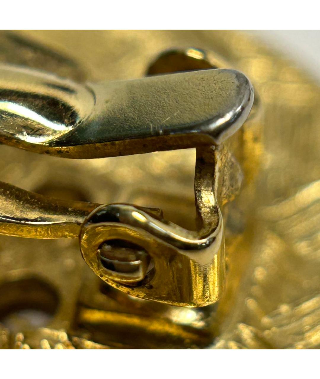 GIVENCHY Золотые металлические клипсы, фото 9