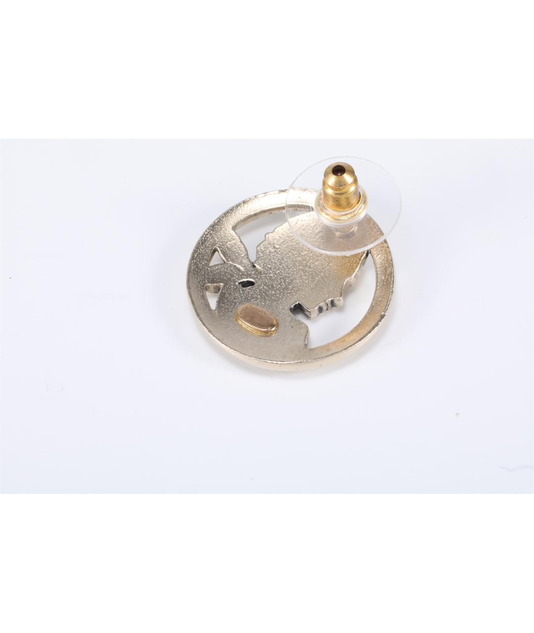 CHANEL Серебряные металлические серьги, фото 6