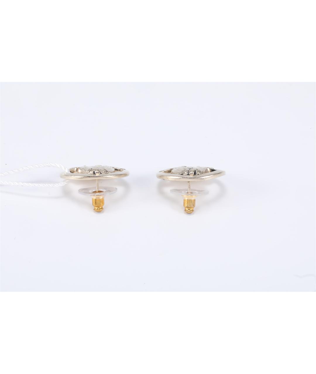 CHANEL Серебряные металлические серьги, фото 3