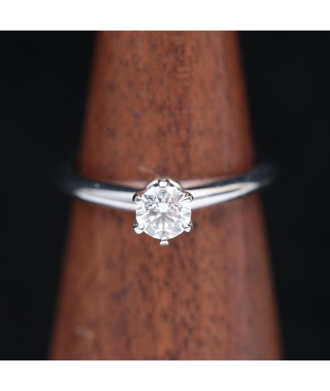 TIFFANY&CO Серебряное платиновое кольцо, фото 7