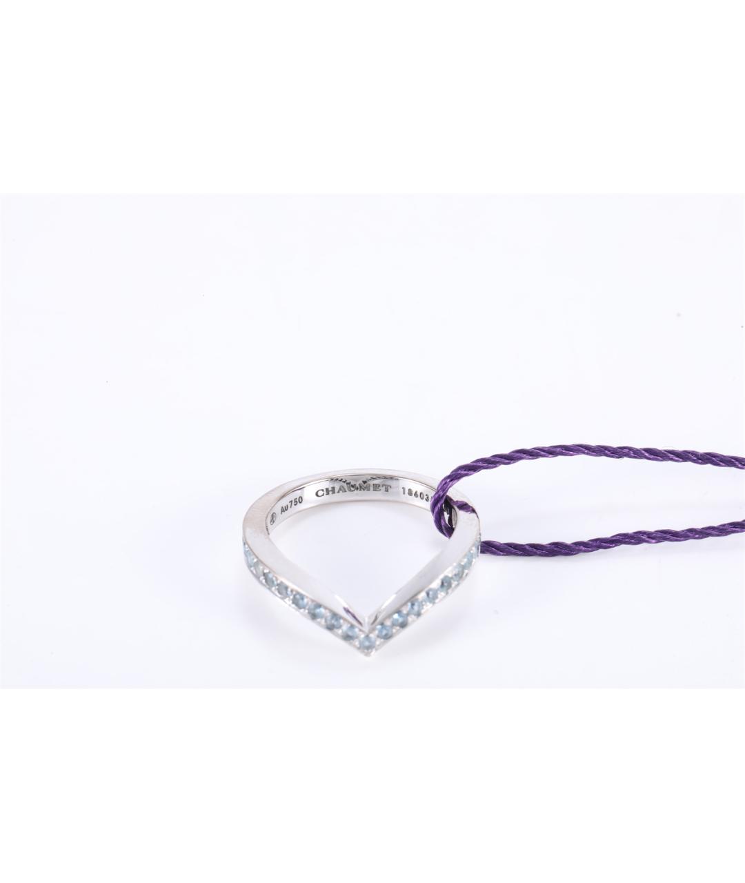 CHAUMET Серебряное кольцо из белого золота, фото 5