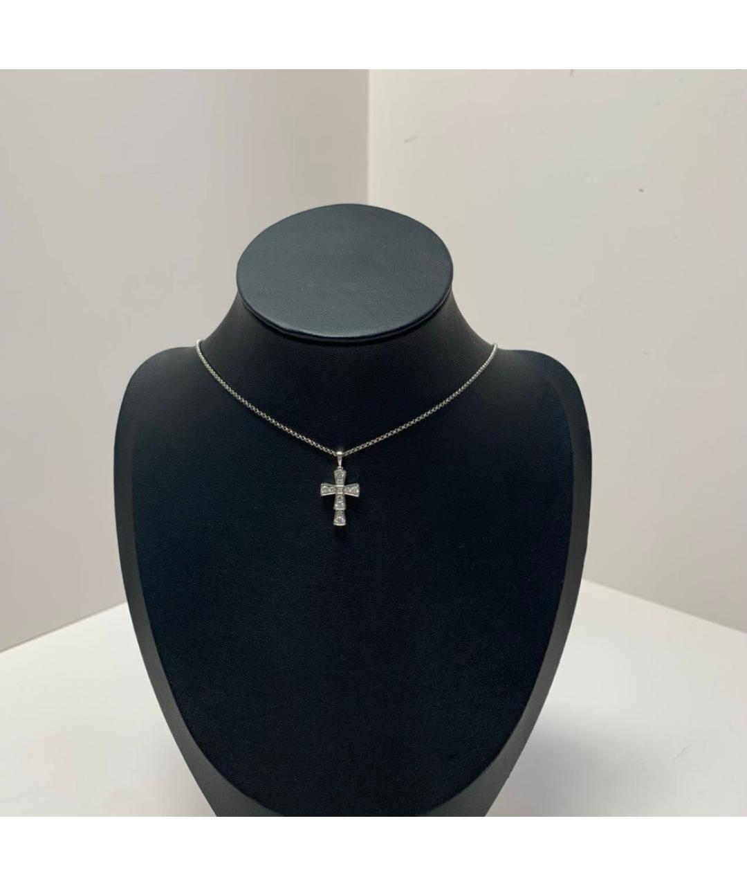 BVLGARI Серебряная подвеска из белого золота, фото 8