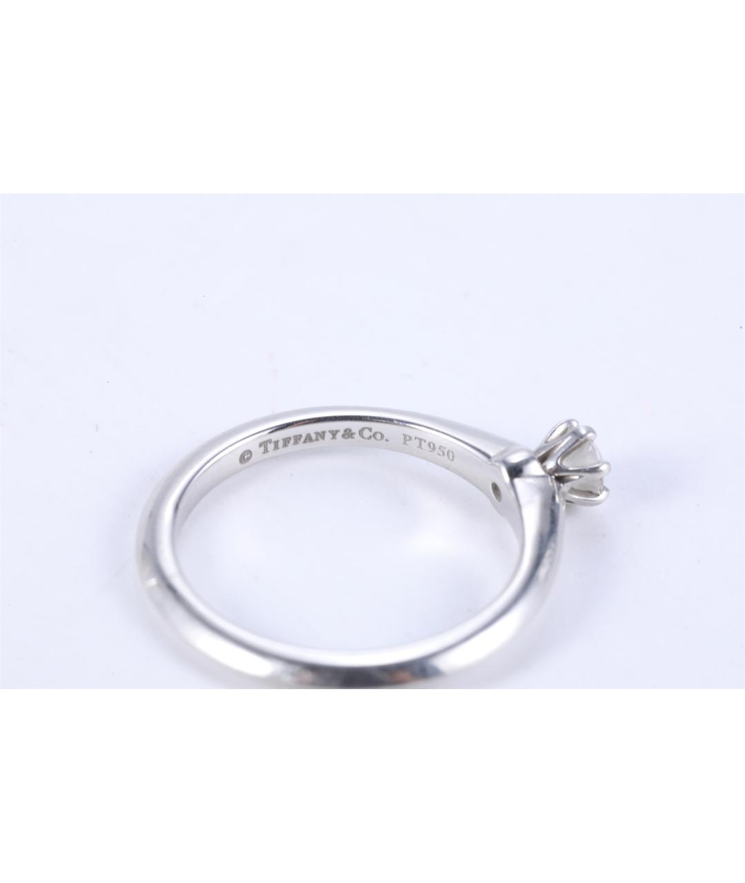 TIFFANY&CO Серебряное платиновое кольцо, фото 7