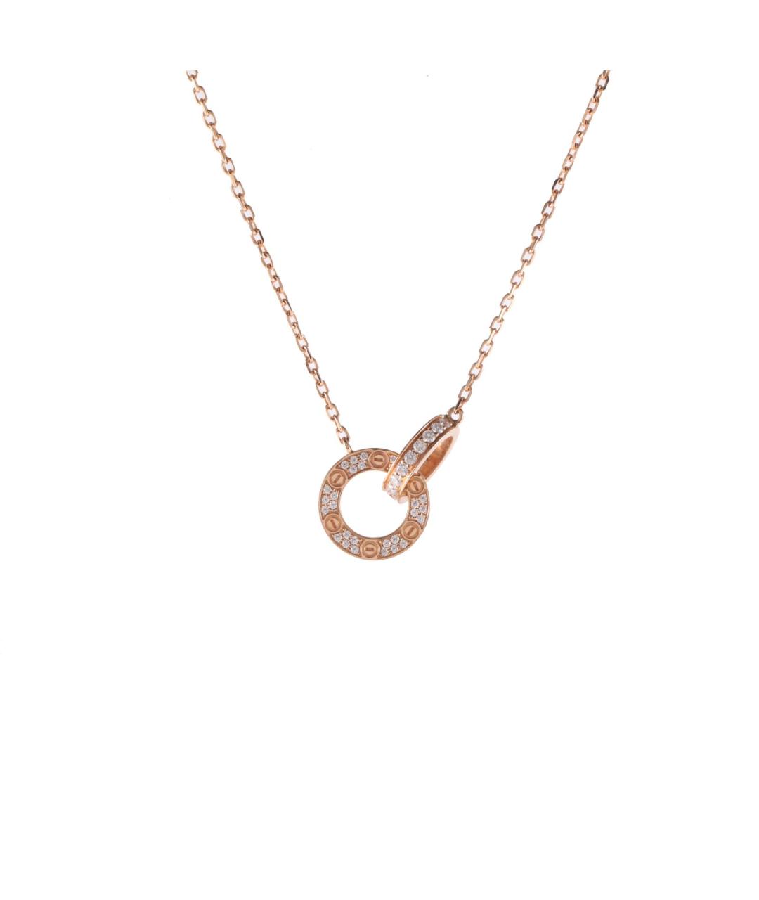 CARTIER Золотое колье из розового золота, фото 1