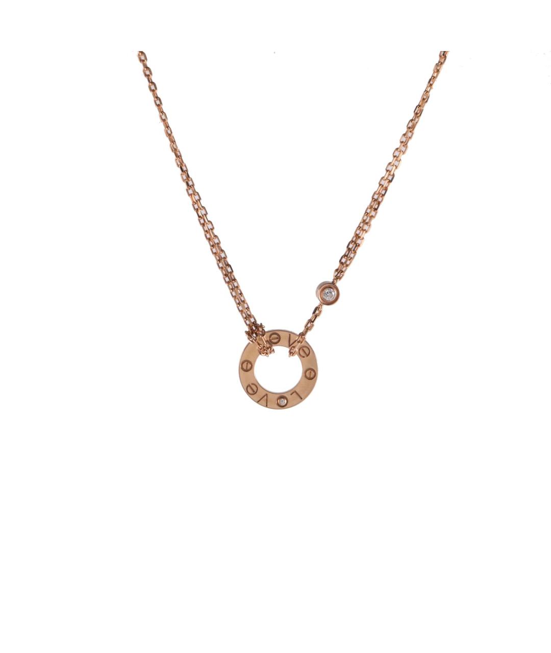 CARTIER Золотое колье из розового золота, фото 1