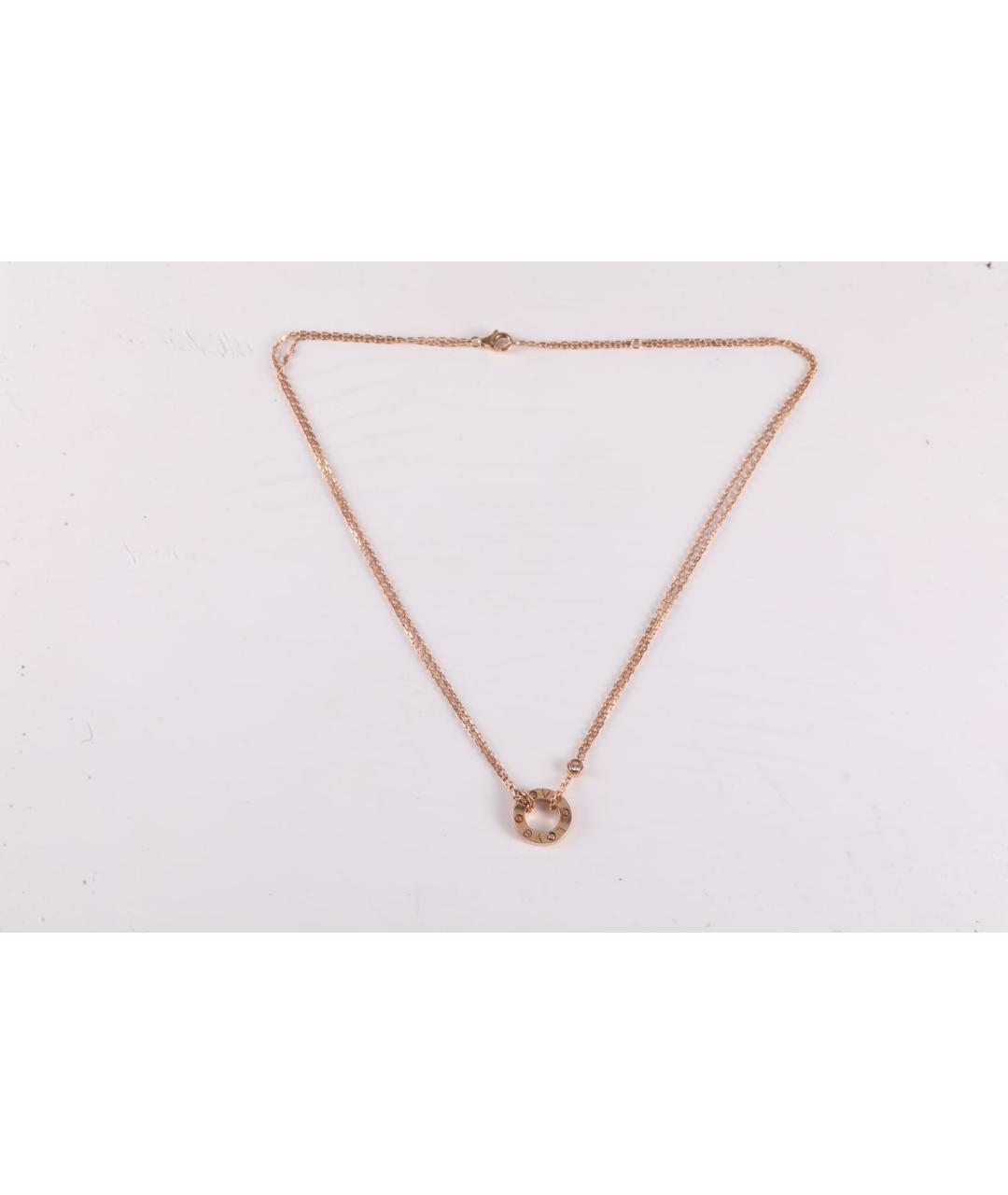 CARTIER Золотое колье из розового золота, фото 6
