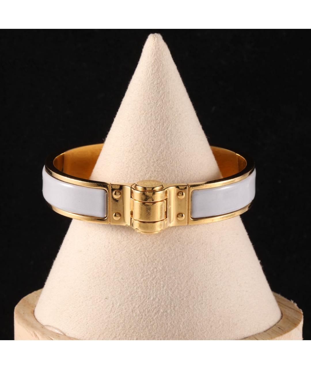 HERMES Голубой металлический браслет, фото 5