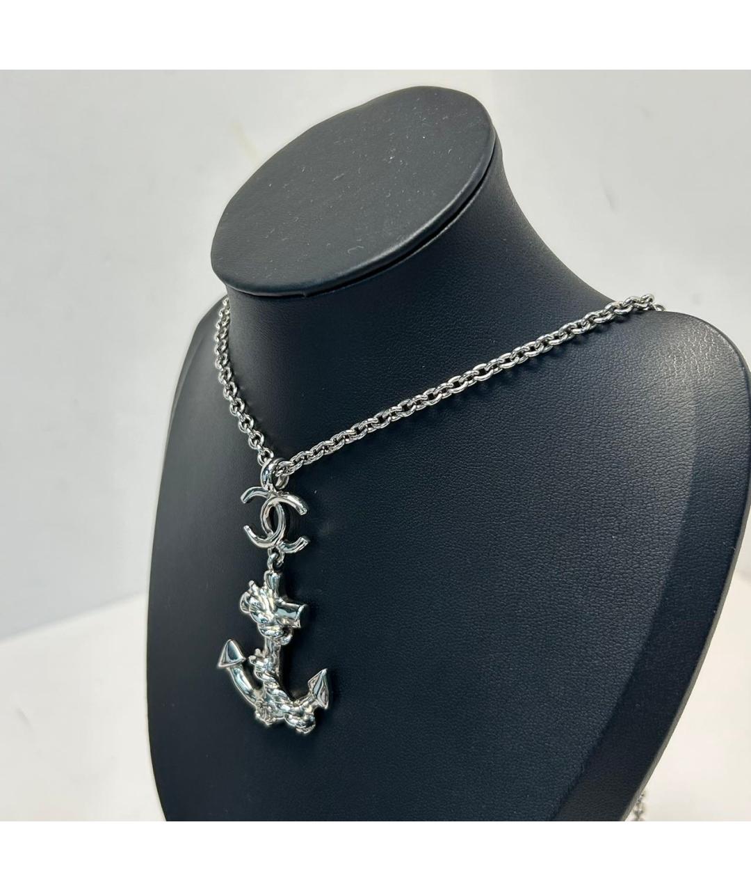 CHANEL Серебряная металлическая подвеска, фото 9