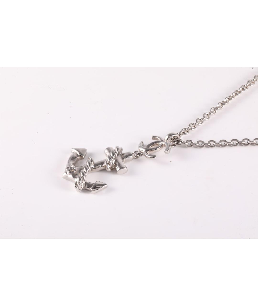 CHANEL Серебряная металлическая подвеска, фото 2