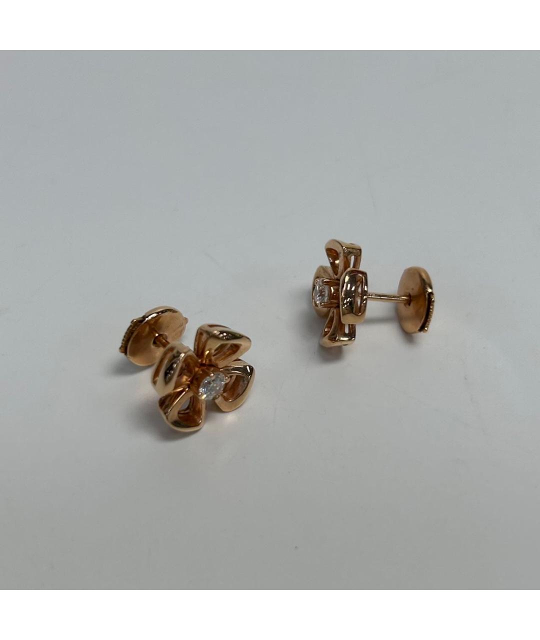 BVLGARI Золотые серьги из розового золота, фото 8