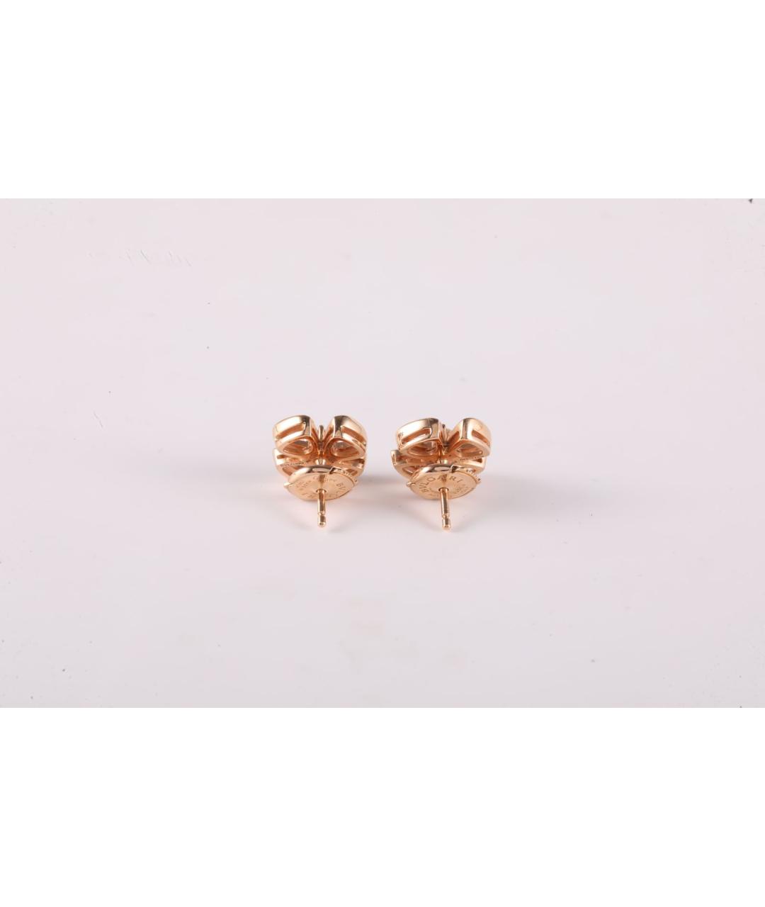 BVLGARI Золотые серьги из розового золота, фото 3